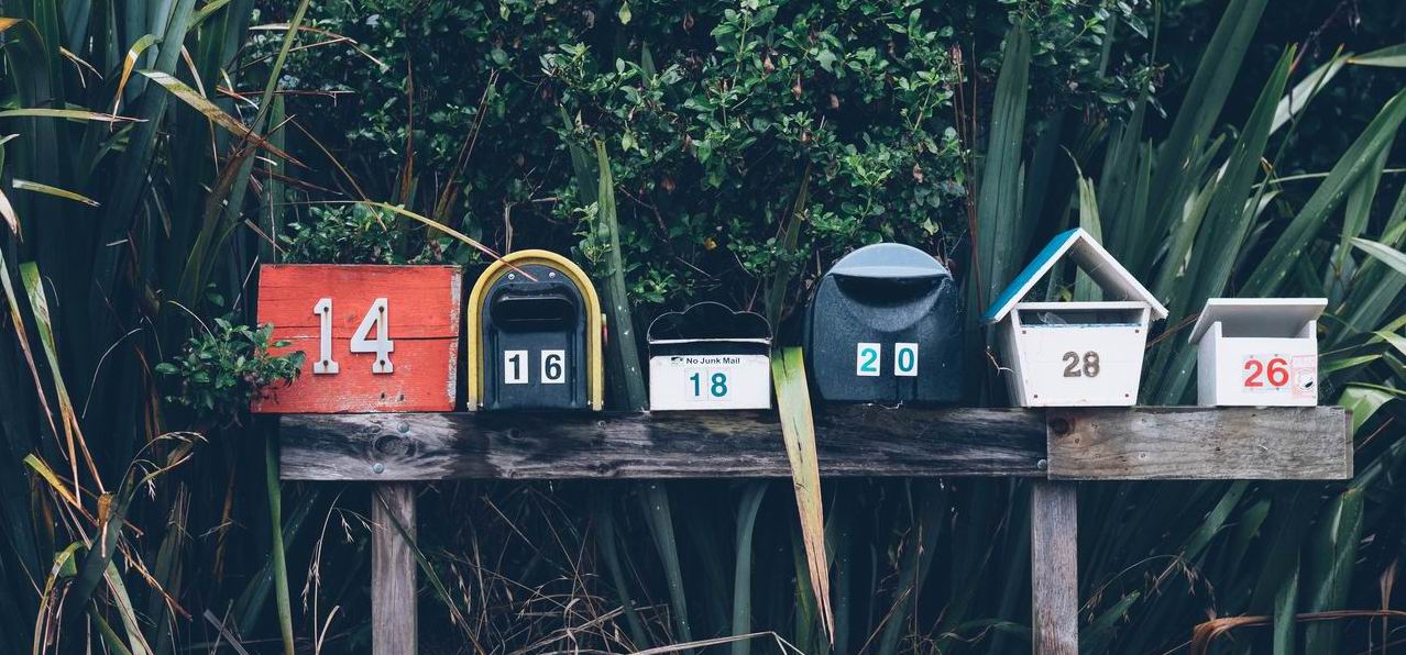Picture of some mailboxes